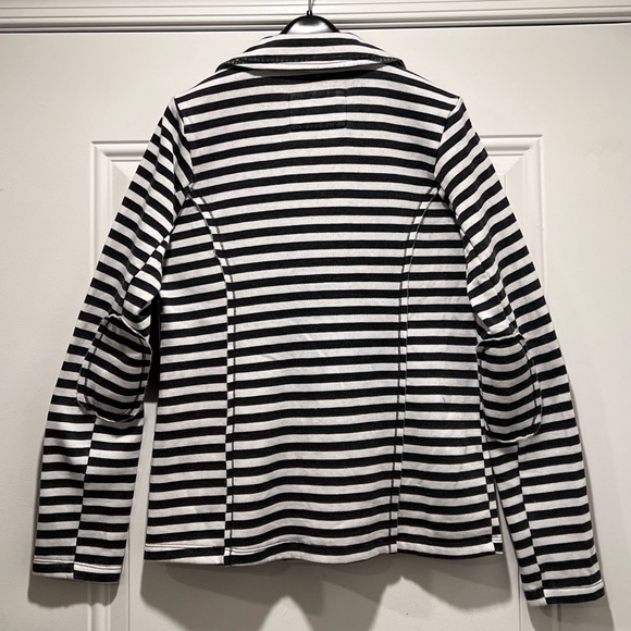 NEW Marc New York by Andrew Marc Striped Button Fleece Lined Knit Jacket Coat - Picture 4 of 16